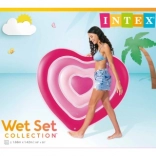 Intex felfújható szív alakú matrac 168 cm