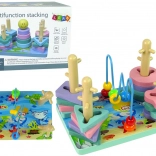 Fa kockák Tengeri Világ Oktatási Golyók