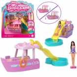 Mini hajó csúszdával és medencével – MINI BARBIE LAND a Matteltől