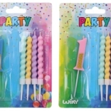 Pártiperc gyertya 1-es szám 4 gyertyával