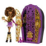 MONSTER HIGH baba – Rémisztő titkok Clawdeen Wolf titkos szekrénnyel és kiegészítőkkel