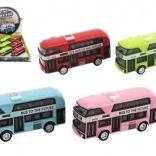 Kétemeletes autóbusz fém hátrahúzós