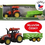 MaDe traktor pótkocsival, magyarul beszél