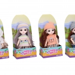 Baba téli öltözetben 15 cm