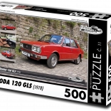 Puzzle RETRO-AUTA Škoda 120 GLS 1978 – 500 darab