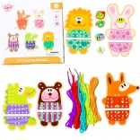 Fafűzhető fa állatkák 5 az 1-ben TOOKY TOY