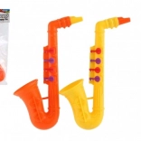 Gyerek műanyag szaxofon 24 cm – 2 színben
