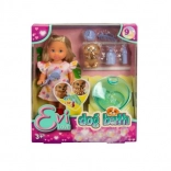 Evička baba kutyussal és kiegészítőkkel