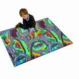 Játékszőnyeg úthálózattal 95 x 200 cm