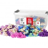 Építőkészlet Plus-Plus BIG Bloom, Breeze, Csillámló 400 darab