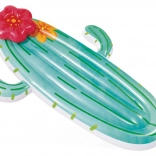 Felfújható kaktusz alakú matrac virággal 180 × 130 cm