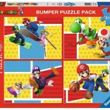Puzzle 4×100 darabos Super Mario