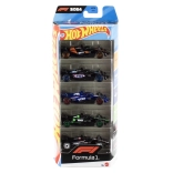 Hot Wheels Formula 1 – 5 darabos fém kisautó-készlet 1:64