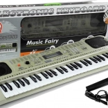 Elektronikus billentyűs hangszer mikrofonnal