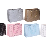 Ajándéktáska 32 × 26 × 10 cm, egész éves, 6 színben