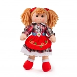Bigjigs Toys Mandie textilbaba 34 cm