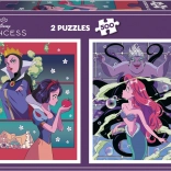 Educa Puzzle Disney Cselszövői és Hercegnők 2x500 darab