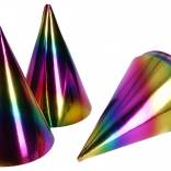 Szivárványos party kalapok – 6 db