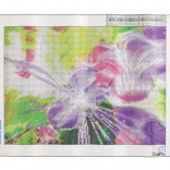 Gyémántszemes kirakó – varázslatos hegedűművésznő 30 × 40 cm