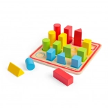 Bigjigs Toys fa formabedobó, 16 darab (25 × 25 cm)