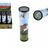 kaleidoszkóp dinoszaurusz motívummal, 16,5 cm