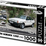 Puzzle RETRO-AUTÓK: Lada Samara 1300 - 1989 - 1000 darab