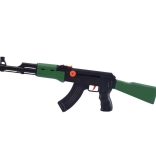 Felhúzható gépkarabély kis katonáknak