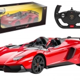 Versenyautó RC Lamborghini Aventador Cabrio Piros