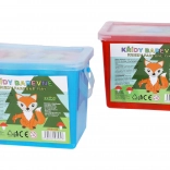 Színes járdakréták vödörben – 15 db