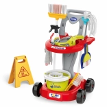 gyermek takarítókocsi tartozékokkal, 55 cm