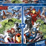Puzzle Avengers 2×100 darab EDUCA