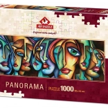 ART PUZZLE Panorámás puzzle Arcok 1000 darab