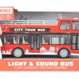 Kétszintes, akkumulátoros városnéző busz