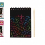 Színes kaparós jegyzet gyerekeknek