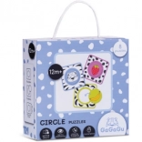 Gagagu oktató kirakó kerékkel