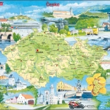 Larsen puzzle Cseh Köztársaság műemlékei 78 darabos