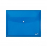 Opaline A4 térbővülő mappa patentos záródással, kék, 5 darabos csomag