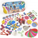 Clixo Family Party – mágneses, rugalmas építőkészlet 150 darab