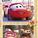 Educa fa puzzle Autók 2x16 darab