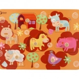 Fa farmás kirakó játék gyerekeknek