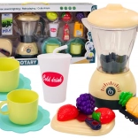 Elektromos gyerek turmixgép fényekkel és hangokkal – szeletelhető gyümölcs készlettel