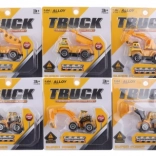 Fém építőipari autó 9 cm