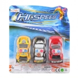 Rendőrautó-készlet – vegyes színek (3 db)