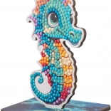 CRYSTAL ART Gyémánt festés Tengeri csikó