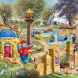 Puzzle Benjamin Kvítko: Nap a Neustadti Állatkertben 1000 darab