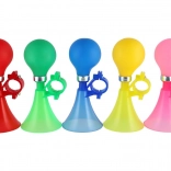 Kürt kerékpárra gumilabdával, 14 cm – több színben