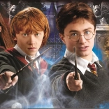 Harry Potter panoráma puzzle 1000 darabos: Diákok