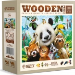 Fa puzzle Üdvözölj a dzsungelben