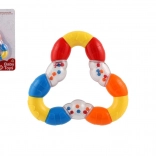 Rágóka és csörgő háromszög rugalmas