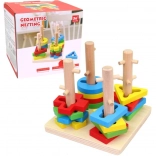 Fa Beillesztő Játék Geometriai Formákkal